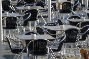 mesas y sillas para restaurantes