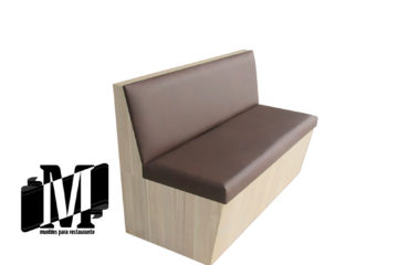 mueble para restaurante fast food booth cafe
